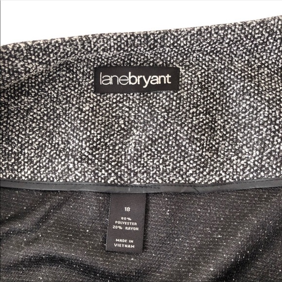 Lane Bryant Chic “Tweed” Tulip Skirt Lightweight Knit Business Casual - Picture 6 of 8